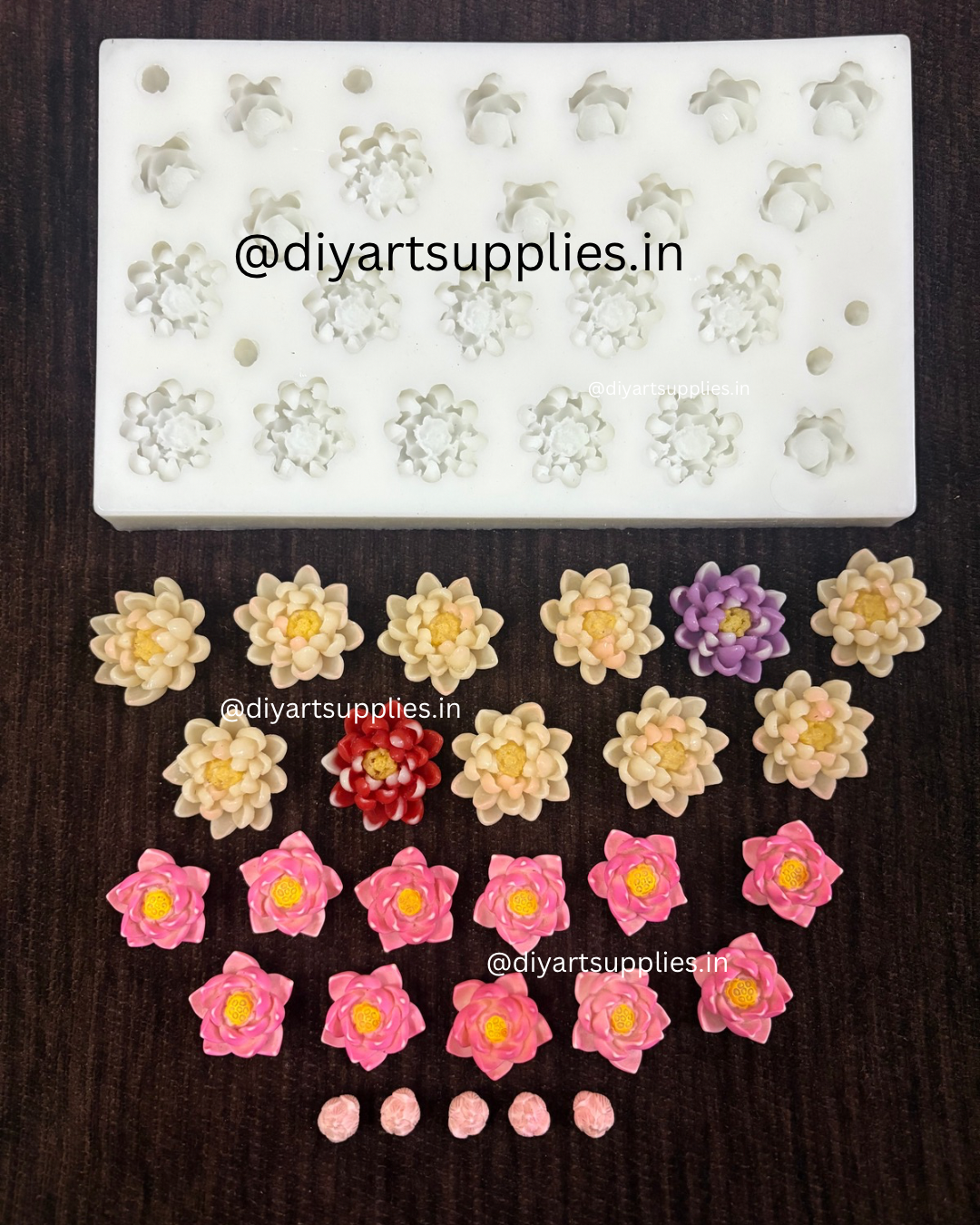 Handmade lotus pond silicone mould (supreme)