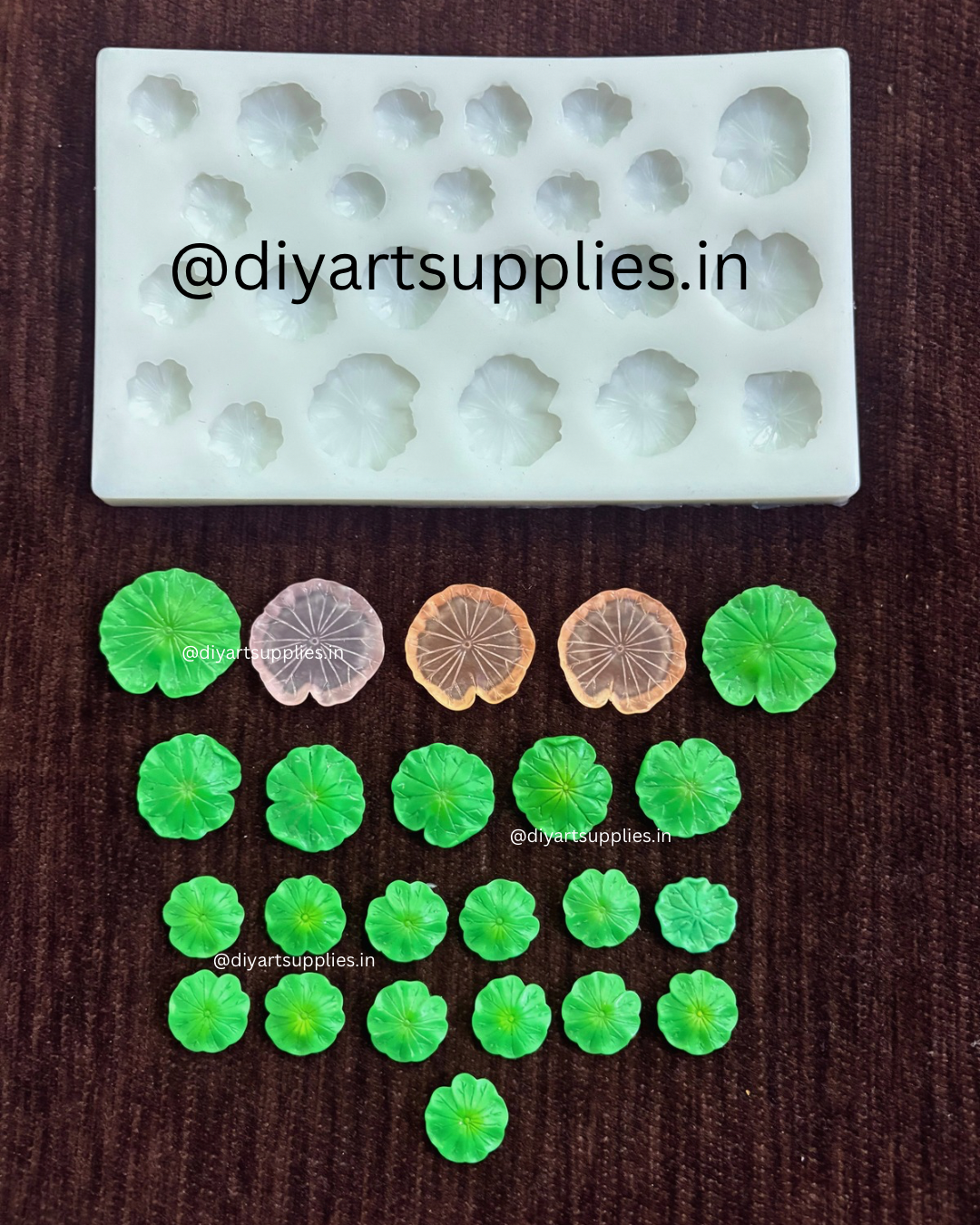 Handmade Lotus Leaf Mould (3 Sizes)