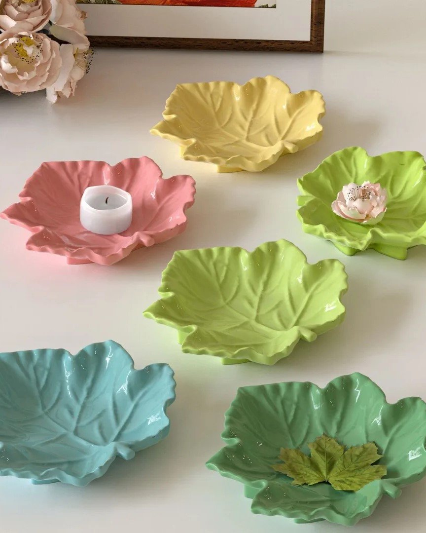 Leaf Trinket Dish Silicone Mold