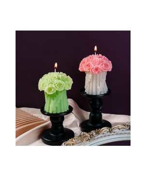 Rose Petal Silicone Mould - front view